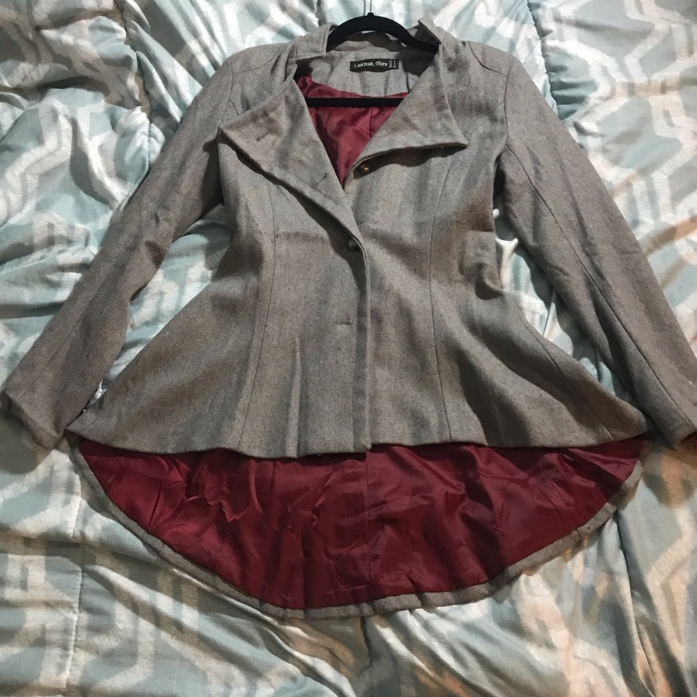 LookBook Fitted Peacoat